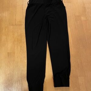 Joseph  Ribkoff 161091 Black Silky Joggers Size 10